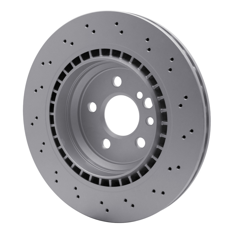 Mercedes-Benz CL55 AMG Brake Rotor (1) - Rear - R1 Concepts - GeoSPEC Rotor - Drilled - `03-`06